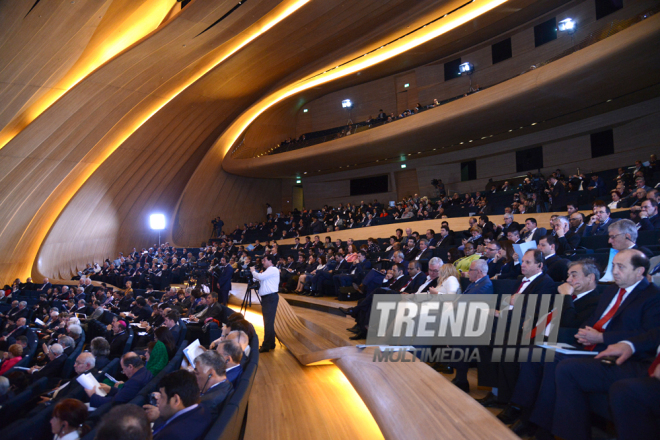 The V Baku International Humanitarian Forum has kicked off in Azerbaijani capital. Azerbaijan, Baku, 29 sept. 2016